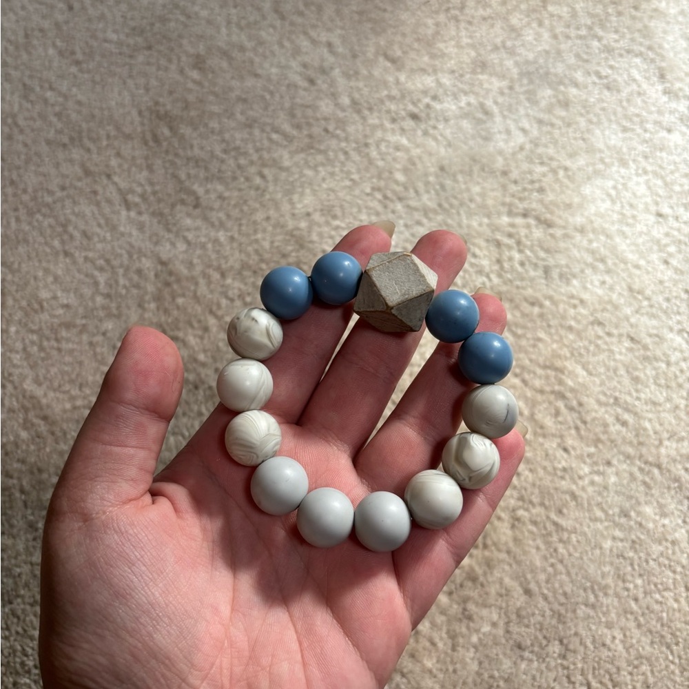 Silicone Bead Key Wristlet